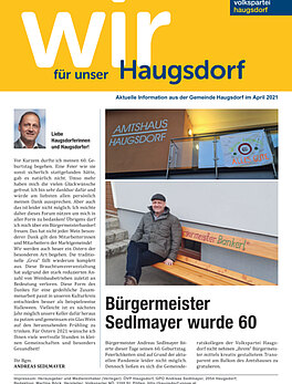 Haugsdorf aktuell März 2021
